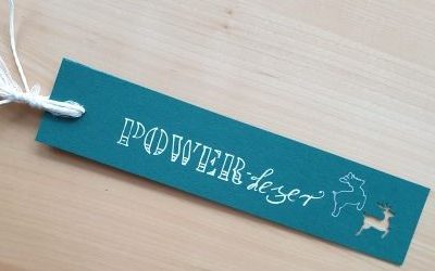 Lesezeichen Powerleser - Portfolio Kalligrafie Werkstatt Sauerlach